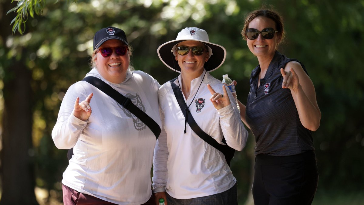 PackWGolf's tweet photo. Supporting @PackMensGolf at NCAA Regionals in Bermuda Run! https://t.co/19vAnDMVg3