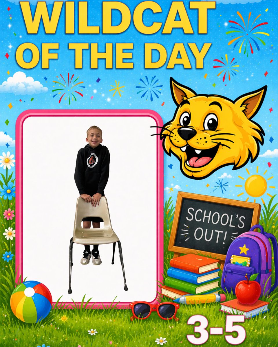 watson_hps's tweet photo. Congratulations to Cam K. our 3-5 PAWS-itive Behavior Wildcat of the Day!  Cam was recognized by Mrs. Hunsley for helping her to put books away.  Way to go Cam!  Keep up the great work!  #WildCatStrongHPS https://t.co/wZzDd2mWT1