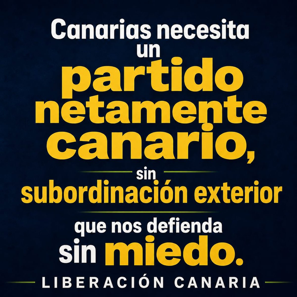 LIBERACION CANARIA tweet media