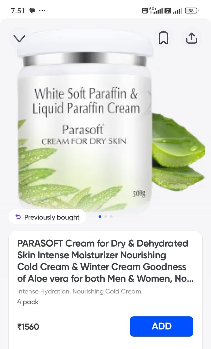 kharkwalpramod's tweet photo. I order 500 gm x 4 parasoft cream as image seen in their app. They send 200 gm x 4. Misleading image by Instamart. Please take back the product. @instamart_it https://t.co/xEjFqZ7VOU