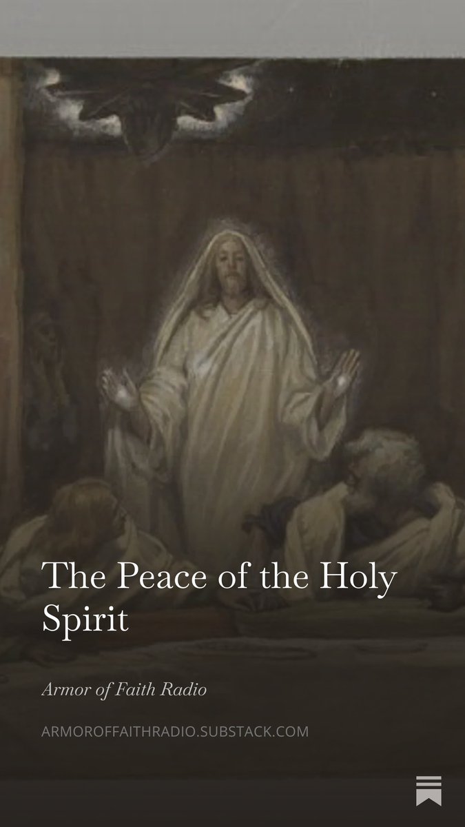 ArmorofFaithRad's tweet photo. The Peace of the Holy Spirit:

"When evil seems to reign, we might ask, to where should we turn?"

https://t.co/l6eYs3TAjG

#Catholic #CatholicRadio #CatholicX https://t.co/e0Q4TkgHZN