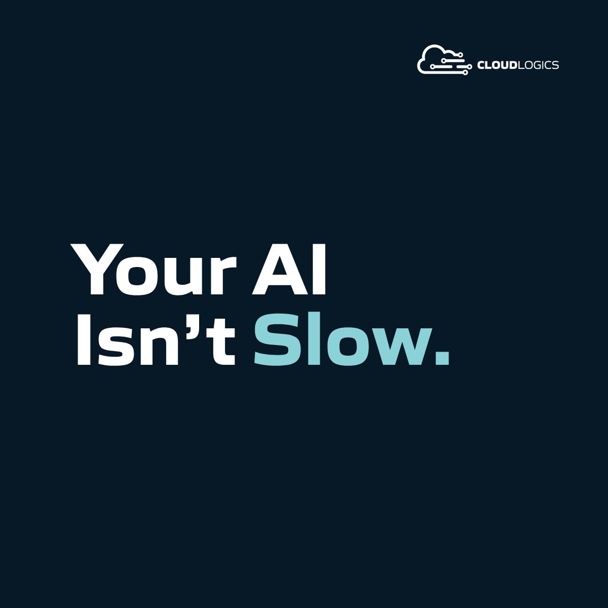 cloudlogicsUS's tweet photo. Are your training times inconsistent?

That’s what happens when AI runs on infrastructure built for everyone else.

CloudLogics is different.

We operate on dedicated infrastructure and private dark fiber to deliver the fastest cloud performance in the world.

#AIInfrastructure https://t.co/TaZlPLt0Nl