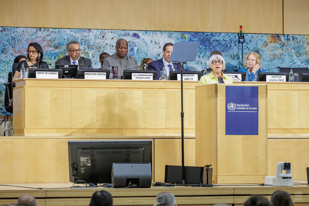 MoH_Somalia's tweet photo. H.E. @DrAliHajiadam, Minister of Health of Somalia, and his delegation participated in the opening of the 79th World Health Assembly #WHA79 in Geneva, Switzerland. https://t.co/K3QE9dBVo9
