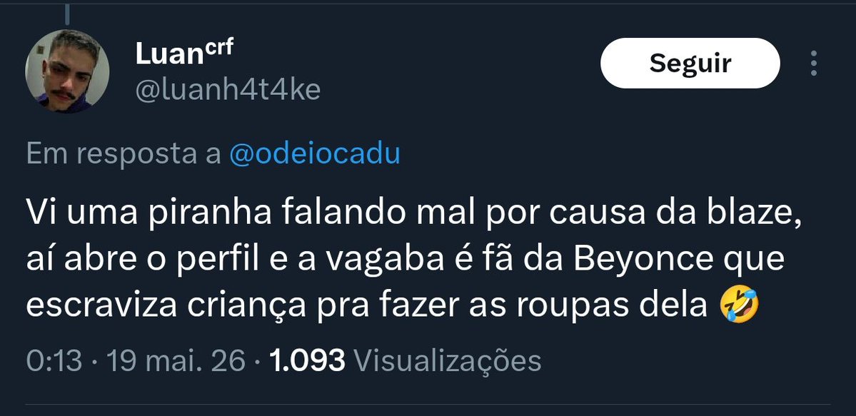 Luiz Deftones Gomes tweet media