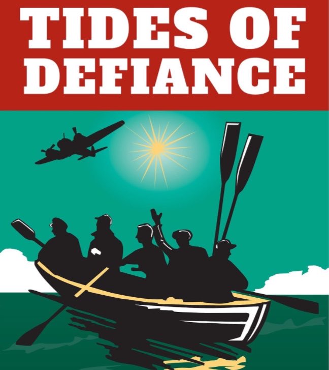 ww2research's tweet photo. 🎙️Join us this evening at 6 PM (London 🙄) as Eddie and I speak to Nick Le Huray @Nickleh about his recently-published book, “Tides of Defiance” @barnthorn - the story of Channel Islanders who fled Jersey and Guernsey in defiance of Nazi occupation!🎙️ 

🔗 https://t.co/X3Yv9KfZ0a https://t.co/deMbPHOPiz