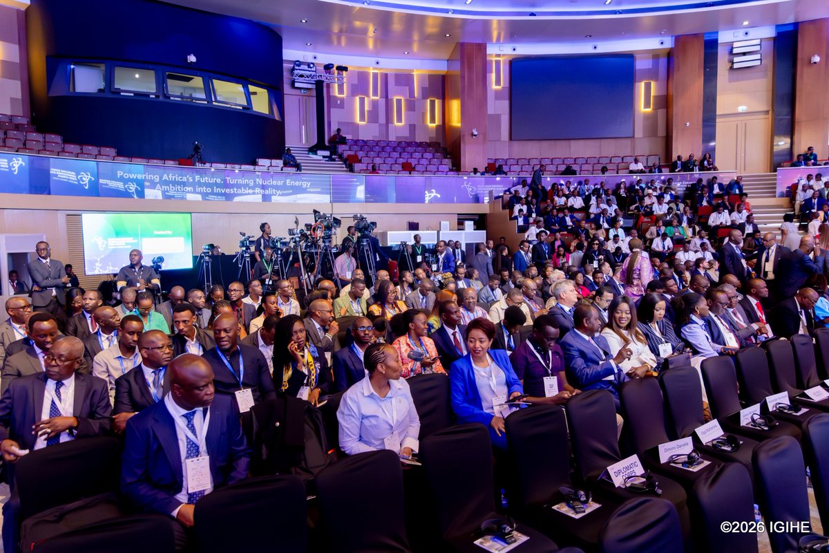 Samu_Byiringiro's tweet photo. Ngurwo u Rwanda👍 #NEISA- KIGALI 

U Rwanda rurakataje muri gahunda yo kwimakaza ingufu za nucléaire aho rumaze imyaka hafi icyenda mu rugendo rwo guteza imbere izi ngufu aho mu 2030 rwihaye intego ko ruzaba rufite uruganda rutunganya amashanyarazi akomoka ku ngufu za nucléaire https://t.co/ZOo8pPUiTZ