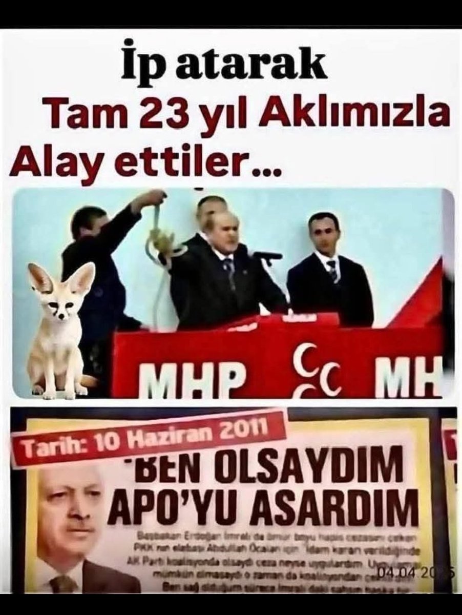 selametden's tweet photo. İP
İPLİ
İPSİZ...

1. KAÇ SENE evvel BAĞÇELİ, nedve kürsüsüne APO içün idam ipiyle çıkmışdı. Şimdi, Bağçeli ve Receb Ağa, adamı DAMAT yapma yarışındalar!.

2. "Neredeeeeeenn Nereye!!!!!!!"
Eeee ermenilik var köklerde!...
Soydur çeker.......

3. CumPUTratik popolitika!
Parti pırtılı DemPUTrasi...

4. Bağçeli, TAYYİBİ Agayı 10 numara ATATÖRKCÜ yapmanın yolunda!
Tayyib paşa, atasının yoluna  "4/4lük laik oluşuyla" ha girdi giriyor!...

5. Püsküllü Kedir'in GÂİBDEN verdiği haberler lök çıkdı!
"Önümüzde, İSLÂM'IN EN PARLAK DÖNEMİ GELECEK" diye sıkıyordu!
"En parlak dönem," demek ki "ASR-I SEÂDET" değilmişşş!!!...
Çüşşşşş...

6. "2050'ye kadar İslâm hâkim olmazsa, mezarımı çiğneyin" diyordu!..

7. (19 mayıs) günü, BAĞÇELİ nasıl atasını PUTLAŞTIRDI... Tayyib abi de hudû' ve huşû' üzre, mürid sadâkatiyle dinlemiş ve cübbelâvî usûlü RABITA yapmış olamaz mı?..

8. Tarihler tutmazsa, PÜSKÜLLÜNÜN mezarını çiğnemeyi bırak, bevledenler çıkarsa ne olacak?.
24 sene kalmış...Göz aç kapa geliverir!

9. Ömrü olan görür...

10. Ak parti gençliği bugün, Akape milletinin bile uykusunu ve şeyini donuna kaçırır hâle gelmiş!

"Kalın sağlıcakla!"
Dahî sığlıcak ve yağlıcakla!...