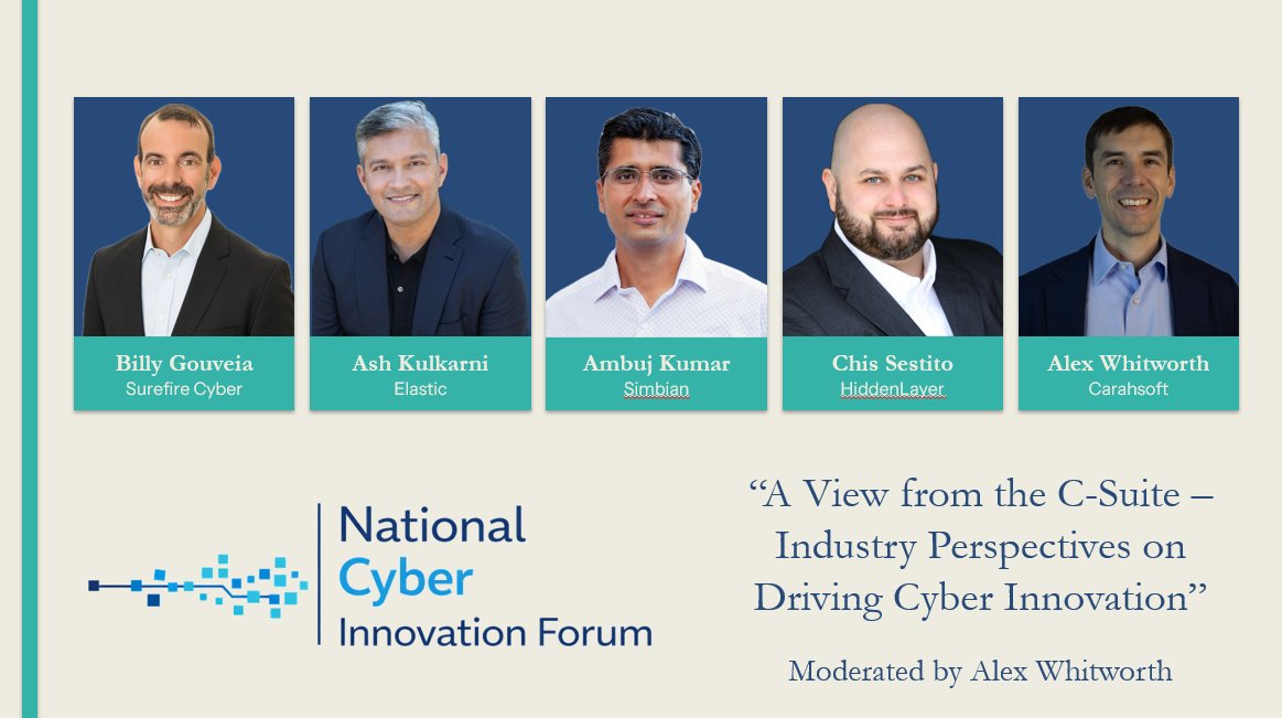 National Cyber Innovation Forum tweet media