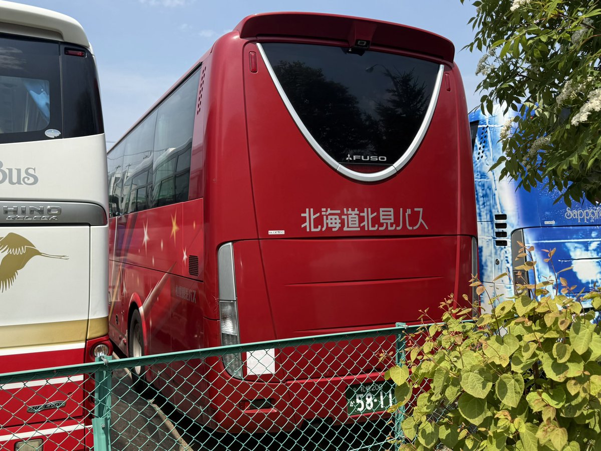 札幌観光バス 札幌200か5811 三菱ふそうエアロクィーン 2018年式 2TG