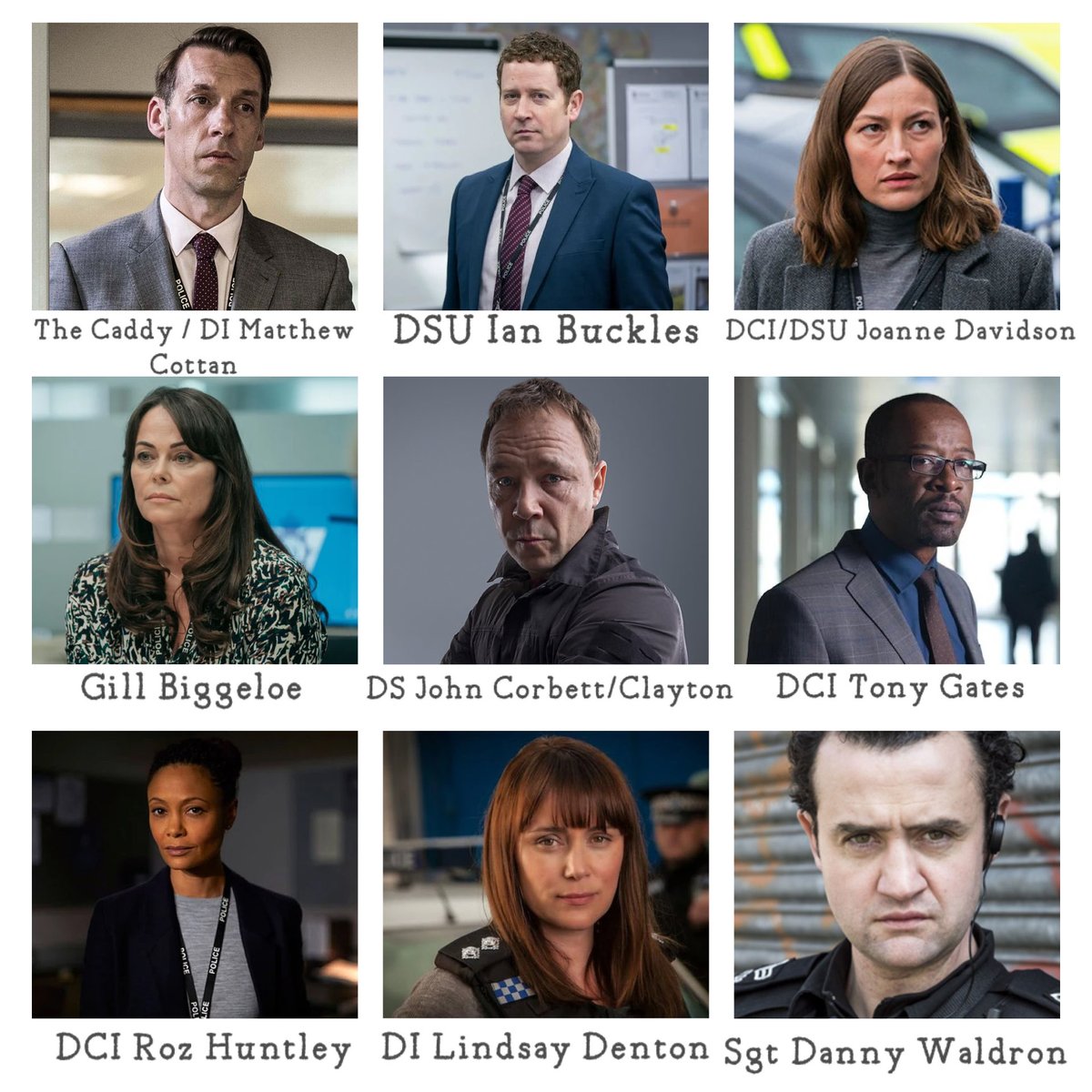 RebeckahVaughan's tweet photo. Who was your best/ worst?? @bbclineofduty #AC12 #LineOfDuty #likethebattle #BentCoppers #MotherOfGod @BBCiPlayer @bbcpress @jed_mercurio #OCG
#BritishDrama
#BBCDrama
#CrimeDrama
#PoliceDrama
#TVDrama
#TVFans
#LineOfDutyFans
#NowWereSuckingDiesel https://t.co/FV2suSP7A7