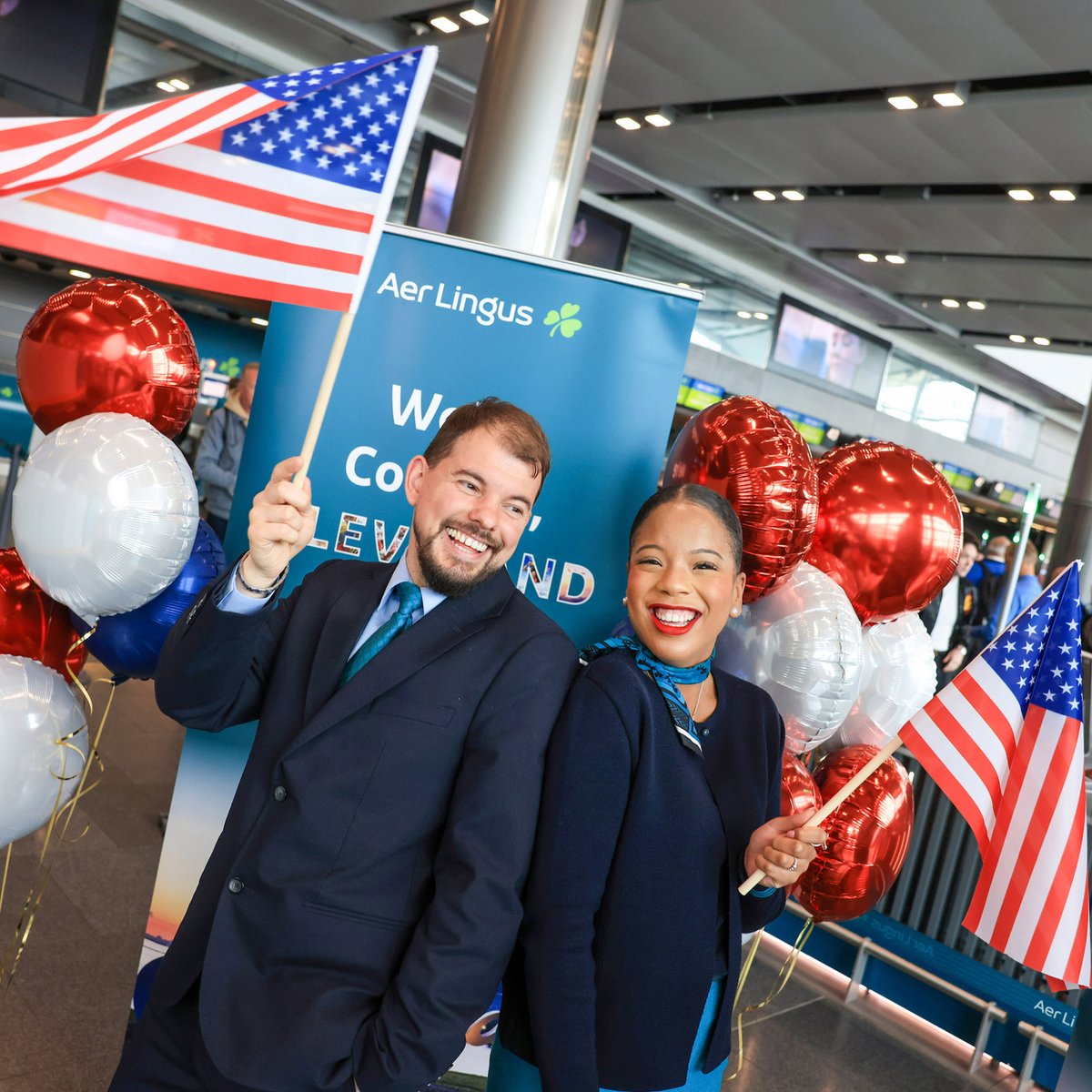 goingplacesCLE's tweet photo. 3 years ago today, @AerLingus made history with the launch of nonstop service between CLE and Dublin! ☘️✈️

Second photo courtesy of abphotos_36 (IG) https://t.co/ONV9ueVc7l