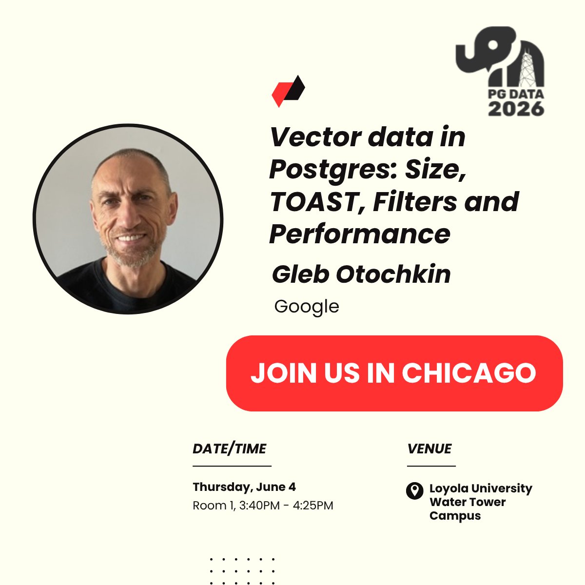 PGDATA 2026 tweet media