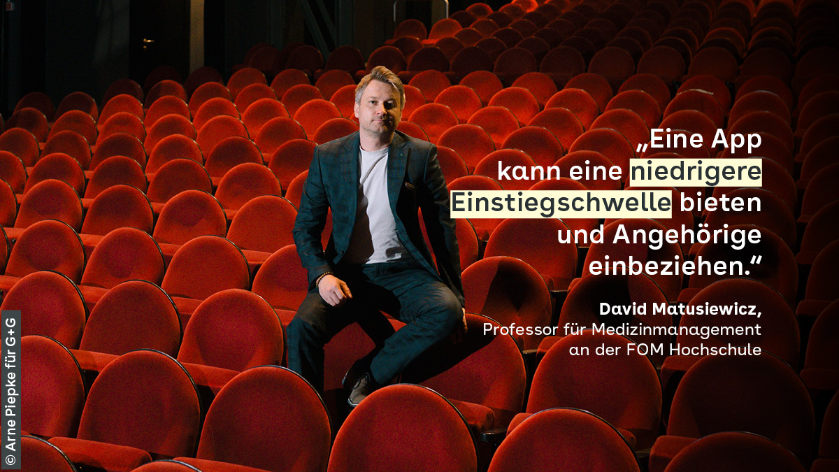 _GGDigital's tweet photo. Digitale Gesundheitsanwendungen (#DiGA) können Menschen im Alltag unterstützen, Wartezeiten überbrücken und Übungen vertiefen. Doch die therapeutische Beziehung ersetzen sie nicht. @dmatusiewicz von der @FOMHochschule über Chancen und Grenzen:

➡️https://t.co/MMqqp4woTF https://t.co/5XjzZft0Mt