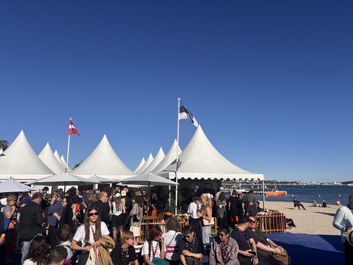 ViljarLubi's tweet photo. 1st time for me to support the outstanding Estonian delegation at the Cannes Film Festival this year. 🇪🇪🎬 

Estonia’s film industry continues to grow with bold ambition, world-class talent, innovation, and international collaboration. Only the sky can be our limit. #Cannes2026 https://t.co/uzT1otyNYI