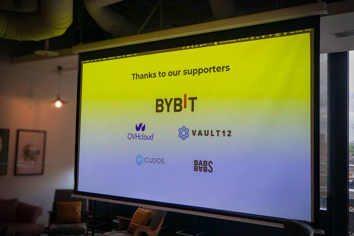 CryptoMondays London tweet media