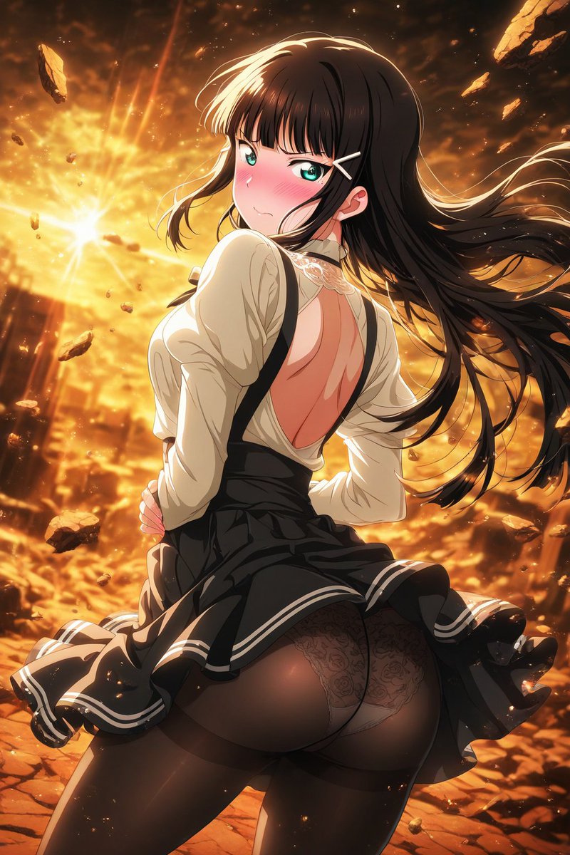 group00AI's tweet photo. こんばんは。
【ラブライブ】黒澤ダイヤ
黒スト好きな人、このシリとーまれっ！
#ラブライブ　#黒澤ダイヤ
#黒スト https://t.co/fT7sbDsJBr