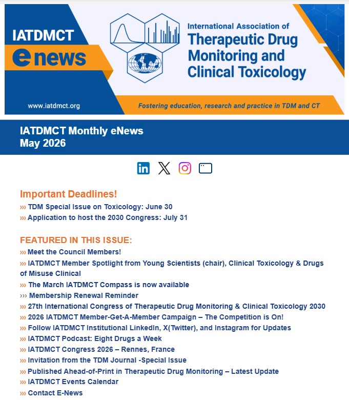 IATDMCT's tweet photo. IATDMCT Monthly eNews May 2026 ! https://t.co/0xyZaIeAPW