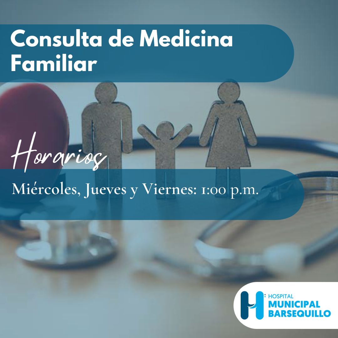BajosHospital's tweet photo. 👨‍⚕️💙 La salud de tu familia es nuestra prioridad.
En el Hospital Municipal Barsequillo contamos con atención en Consulta de Medicina Familiar para acompañarte en el cuidado de quienes más amas.

📍 ¡Te esperamos!

#HospitalMunicipalBarsequillo #MedicinaFamiliar #SaludYBienestar https://t.co/kfS0NtZZbT