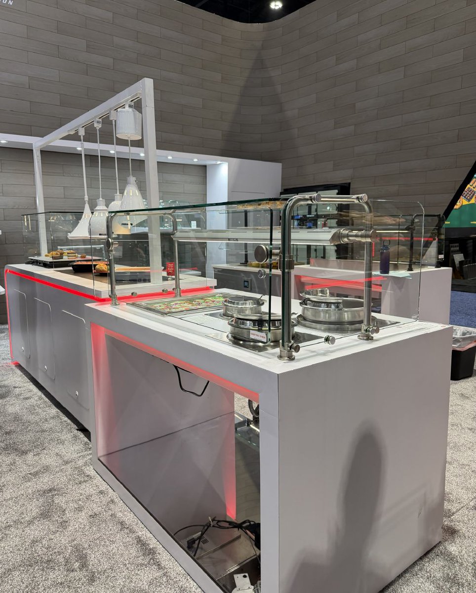 HatcoCorp's tweet photo. It’s the last day at the #2026RestaurantShow! 🥳 

Our Flav-R-Shield® Sneeze Guards continue to evolve with new models and features – including the Omni series and patented Easy-Set™ Friction Hinge – that enhance presentation and performance. Swing by booth #4260 to learn more! https://t.co/xZjSFHOvsl