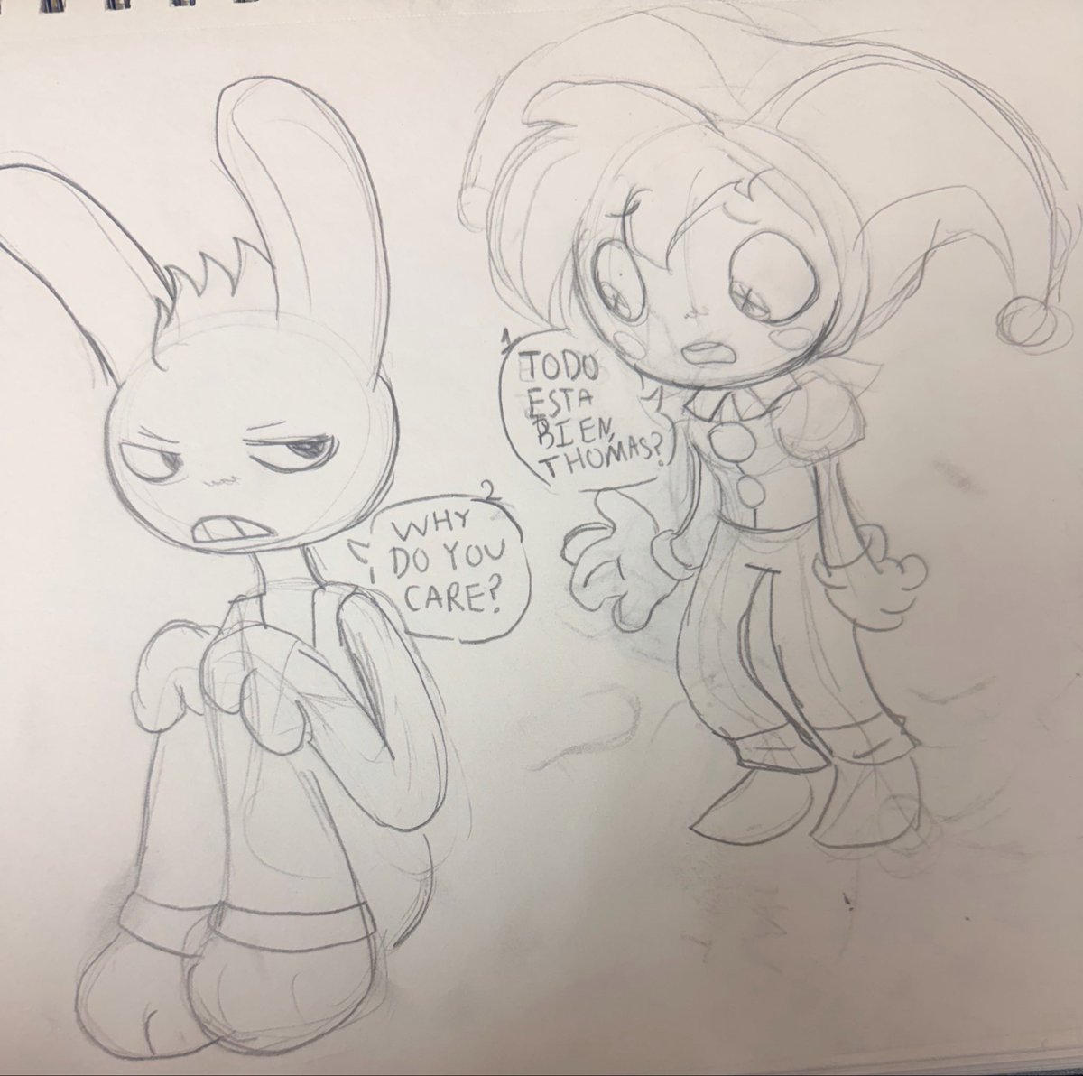 Pielarye's tweet photo. Stuff I sketched cause I got boooooored
Sighhhhhhhhhh
———————
#palworld #tadc #digitalcircus #theloudloud #lincolnloud #pomnitadc #thomastadc #chicoqueseparecemuchoapomni #Cattiva #palworldcattiva #loudhousefanart https://t.co/rRTDWBzS2M