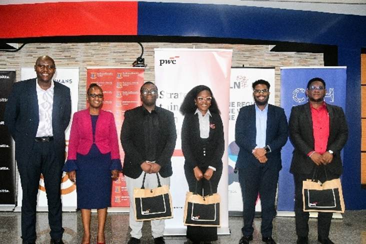 PwC_KE's tweet photo. PwC Kenya was proud to support the recent Strathmore Tax Hackathon.
Edna Gitachu, Tax Partner, PwC Kenya and PwC Africa Regional Tax Policy Co-ordinator, presented PwC awards to the top participants.
Congratulations to the winners!
#PwCKenya #Tax #FutureOfTax https://t.co/5MK7J6t73j