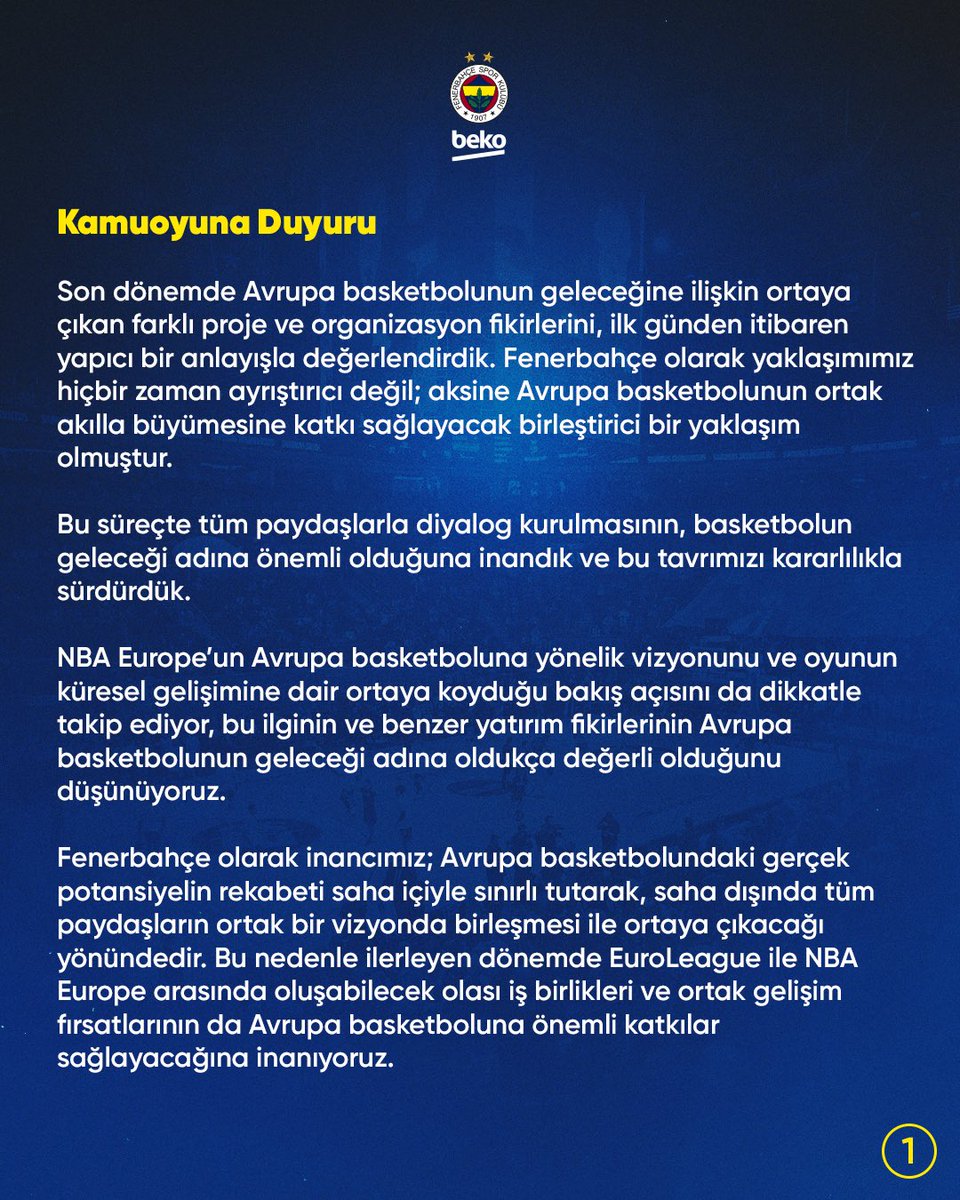 Fenerbahçe Beko tweet media