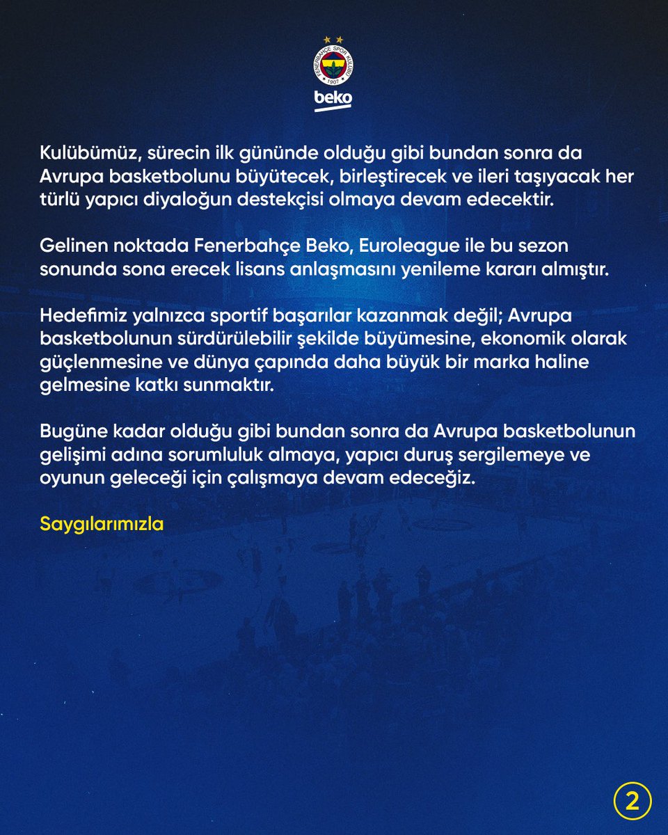 Fenerbahçe Beko tweet media