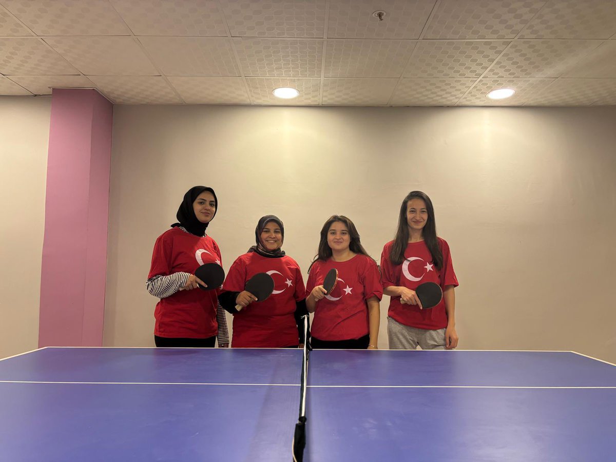 KarsKYGM's tweet photo. 19 Mayıs’ta Serhat Yurdu Masa Tenisi Turnuvası ile bayram coşkusunu yaşadık! 🏓
Atatürk’ün izinde, milli duygularla dolu bir mücadele… Gençliğimizin azmi ve vatan sevgisi her şeyin üstünde!
Bayramımız kutlu olsun! 🇹🇷❤️
#19Mayıs #SerhatYurdu https://t.co/wYwsO6WFR6