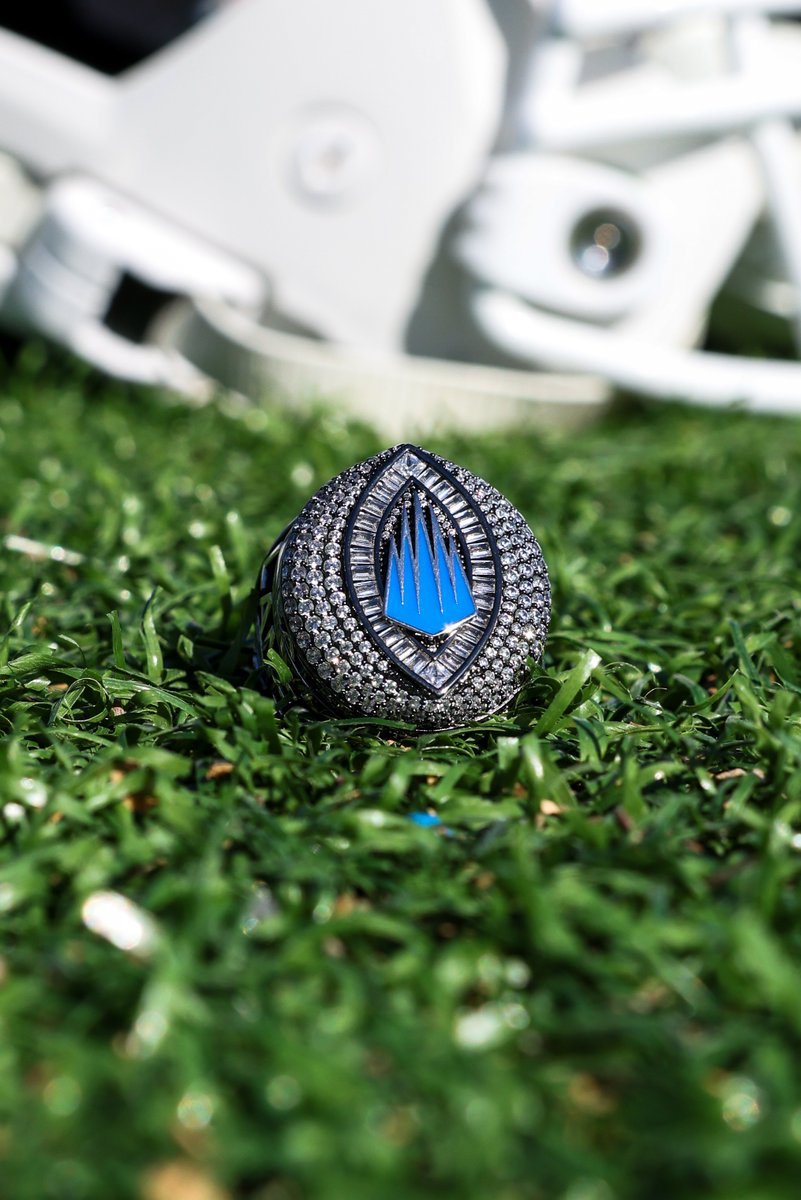 IMGAFootball's tweet photo. Three-peat certified 💍🏆🏆🏆

Built through Brotherhood, discipline, and championship-level preparation, this SSIA State Championship ring represents three straight titles for IMG Academy Football and one of the premier high school football programs in the country. https://t.co/GDmxZwMoDJ