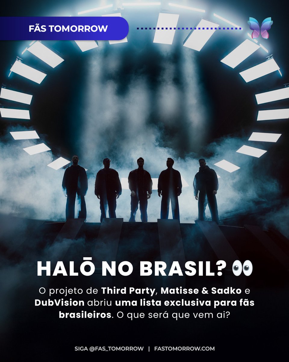 tomorrowlandbr's tweet photo. Quem viveu @DubVisionMusic x @MatisseSadko x @ThirdPartyLive  no Tomorrowland Brasil 2025 sabe do que estamos falando… 👀

HALŌ começou a movimentar os fãs brasileiros ✨🇧🇷

Entre na lista exclusiva para fãs:
🔗 https://t.co/6tHmW6pRQJ https://t.co/Kk4me1SgLR