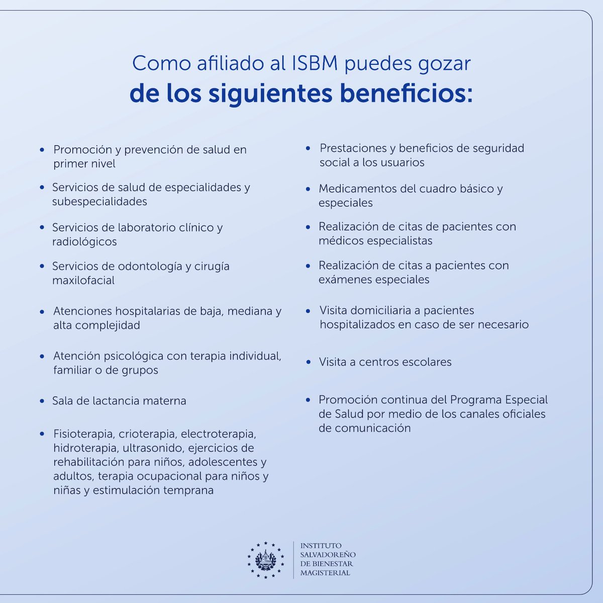 isbmsv's tweet photo. En el ISBM, tú eres lo más importante. 🏠❤️

Siéntete tranquilo sabiendo que estamos preparados para acompañarte a ti y a tus seres queridos en cada etapa.

Conoce los servicios médicos que te brindamos. Cuidar de los que enseñan es la mejor manera de sembrar futuro. https://t.co/2OJaDapAVB