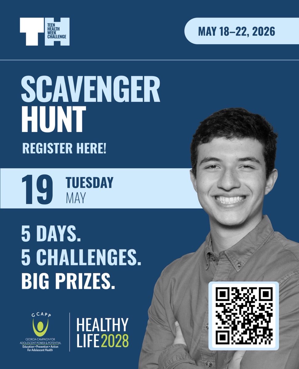 the_GCAPP's tweet photo. DAY 2 IS HERE! 
The Teen Health Week Challenge Scavenger Hunt continues today and the competition is heating up 

Have you completed today’s challenge yet? Don’t miss your chance to earn points, climb the leaderboard, and compete for BIG prizes. 

https://t.co/INLKKKt7co https://t.co/asV3hOTgcV