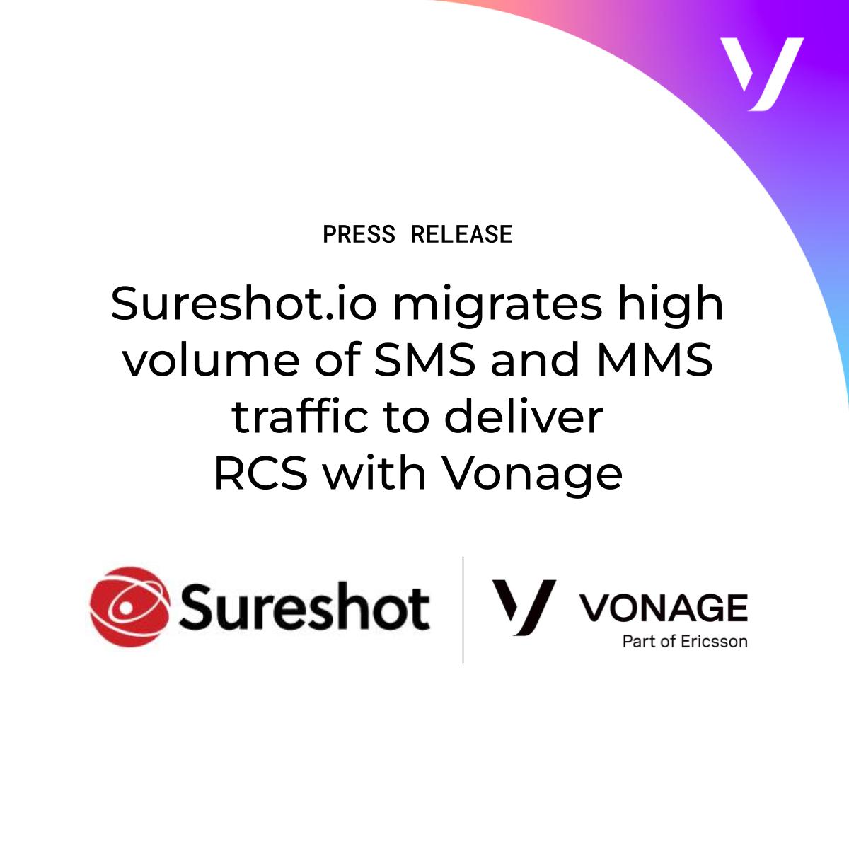 Vonage's tweet photo. ⚡ Next-generation customer engagement is being built through the right partnerships.

Sureshot is moving a high volume of its SMS and MMS traffic to Vonage to offer richer, branded messaging through RCS that drives higher customer interaction for more dynamic, interactive experiences and campaign performance for enterprises.

💡 What this signals:
♦️ From one-way alerts → to branded, two-way conversations
♦️ From fragmented tools → to scalable, integrated platforms
♦️ From sends → to measurable outcomes

🔧 Powered by the Vonage Messages #API, messaging becomes a faster, more performance-driven channel.
📈 A clear example of how the right partnership turns infrastructure into impact.

👉 Read more: [https://t.co/NgS8U3m1mV]