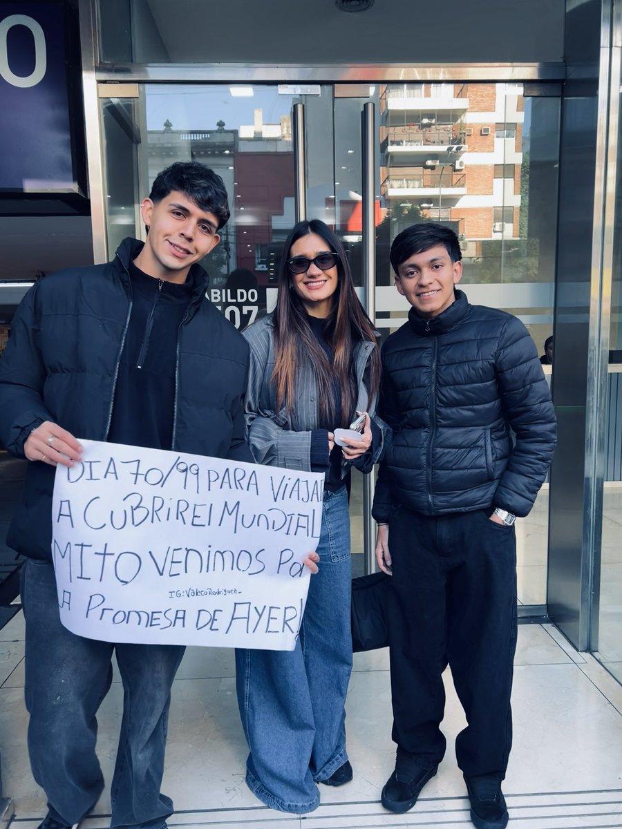 valeco_Ro's tweet photo. #NadieDiceNada
Desde Santiago del Estero en busca de cumplir El sueño 🇦🇷❤️🫂 , cumplí la promesa de ayer Mito querido!!! https://t.co/l0n3FNvGpM