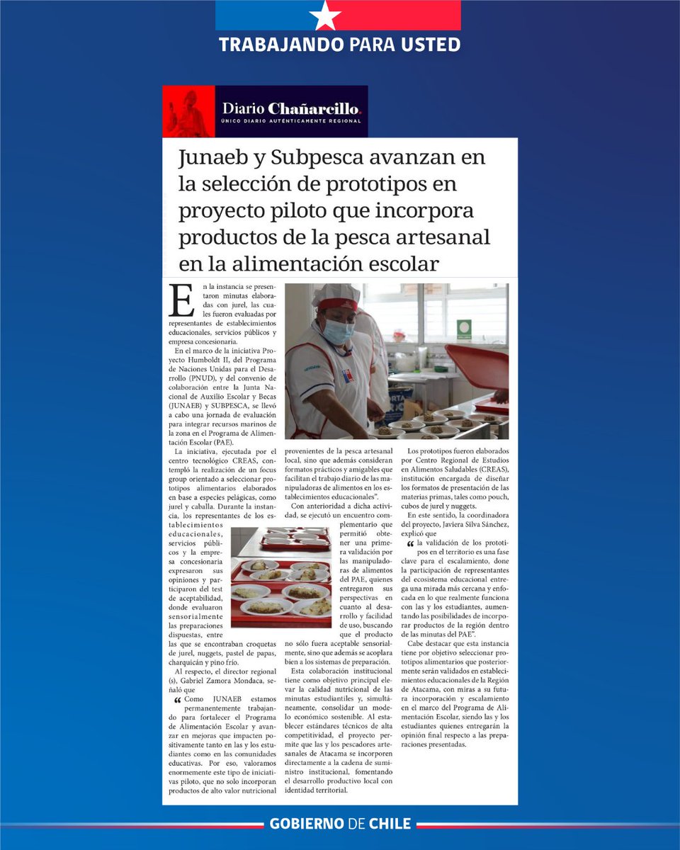 Junaeb Región de Atacama tweet media