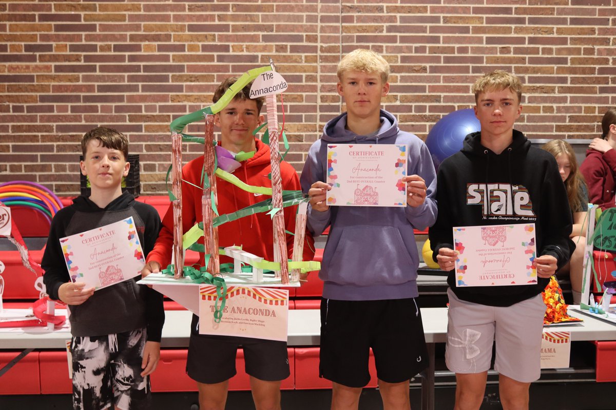wpcadets's tweet photo. Science class full of twists, turns, and creativity! ⚙️🎢

Our 8th graders in Mrs. Bender’s science class designed and built their own roller coasters for marbles, putting their engineering and problem-solving skills to the test!

They did a great job! 👏

#cadetpride⚔️ https://t.co/xdPUONQMof