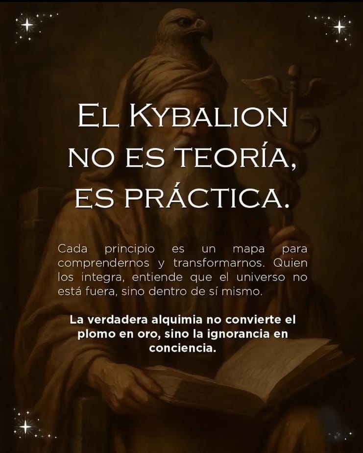 SoulAlmaONE's tweet photo. Las 7 leyes herméticas para dominar tu realidad

La verdadera alquimia no es convertir plomo en oro. Es convertir tu ignorancia en conciencia.

Si crees que "El Kybalion" es solo teoría mística, te estás perdiendo el manual de hackeo mental más antiguo del mundo. No es para leerlo, es para aplicarlo.

Dentro hilo con👇 Scroll elemental.
1.
