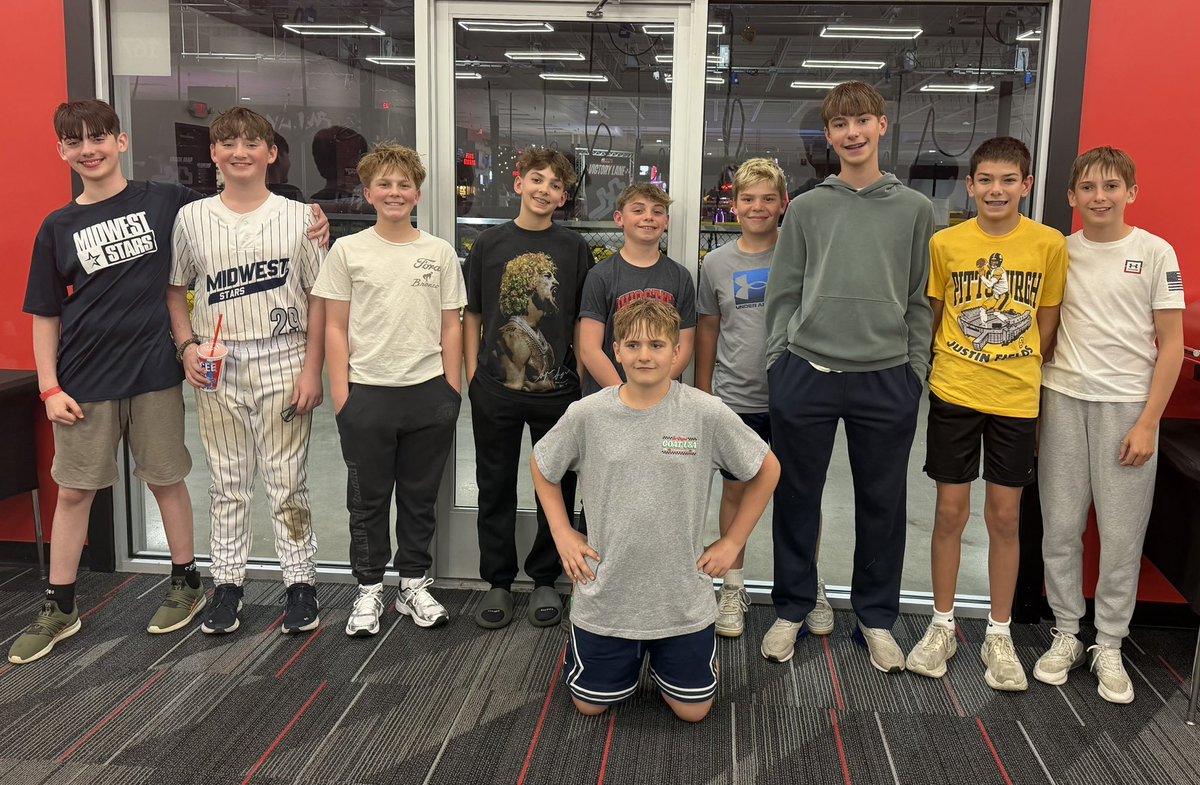 _MidwestStars's tweet photo. Great weekend in Pittsburgh for our 13U team. ⚾️

The boys went 1-2, but competed hard all weekend.

Friday night we got to watch the Pittsburgh Pirates take on the Philadelphia Phillies, and after games on Saturday, the team headed out for some go-kart racing together. 👏 https://t.co/UxPNvD6R2p