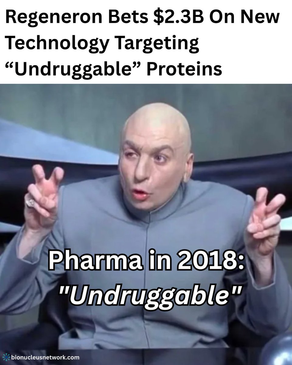 BioNucleusNet's tweet photo. Regeneron just placed a $2.3B bet on Parabilis and its Helicon platform designed to target proteins pharma has long labeled "undruggable."

How it works:
🎯 Antibody finds target
📦 Payload delivered
🧬 Goes after hard-to-reach intracellular proteins
 
$REGN https://t.co/05OS1wYXpB