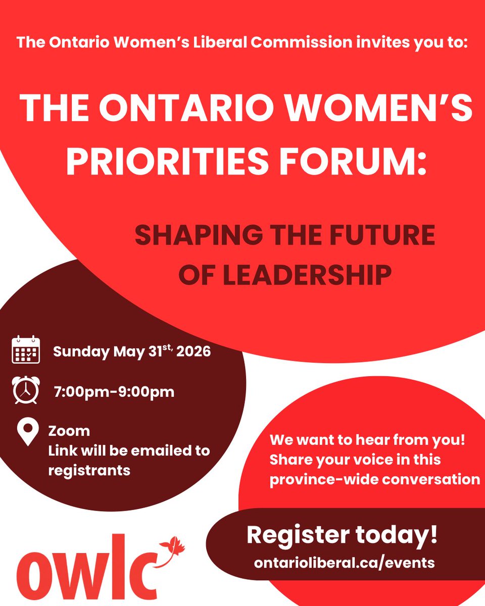 Ontario Women’s Liberal Commission tweet media