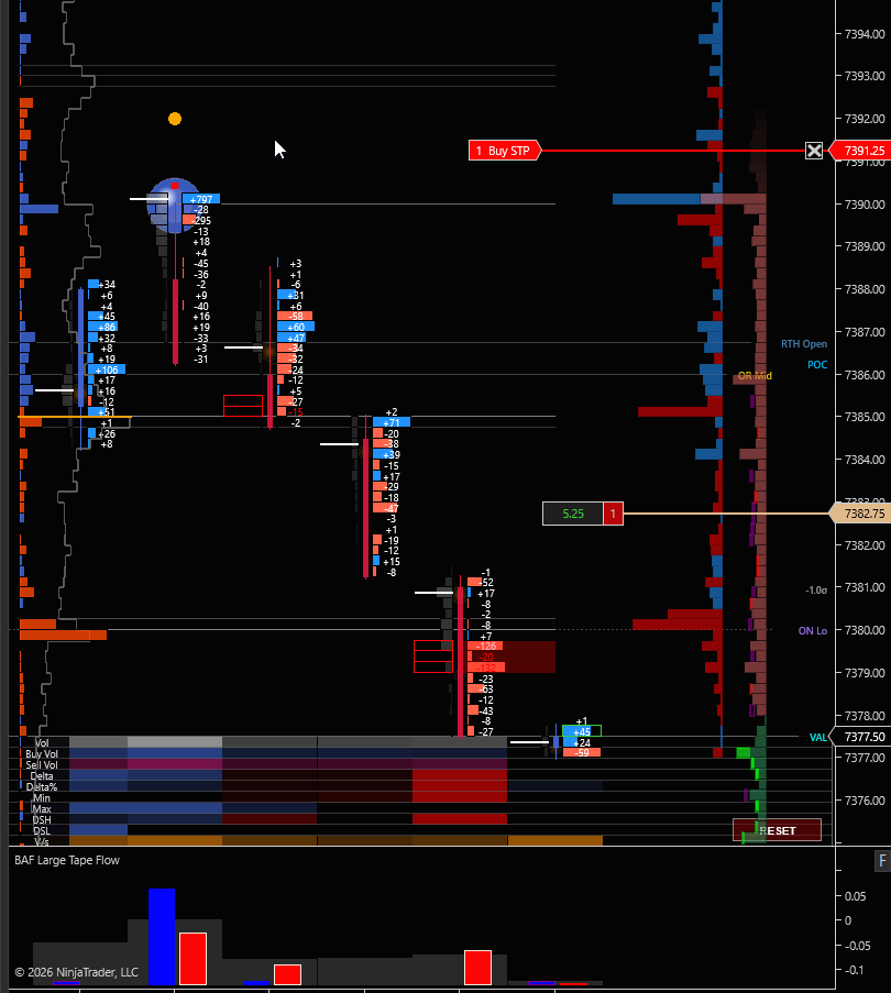 BidAskFlow's tweet photo. #Orderflow #NinjaTrader #ES scalp https://t.co/GvflbypUhl