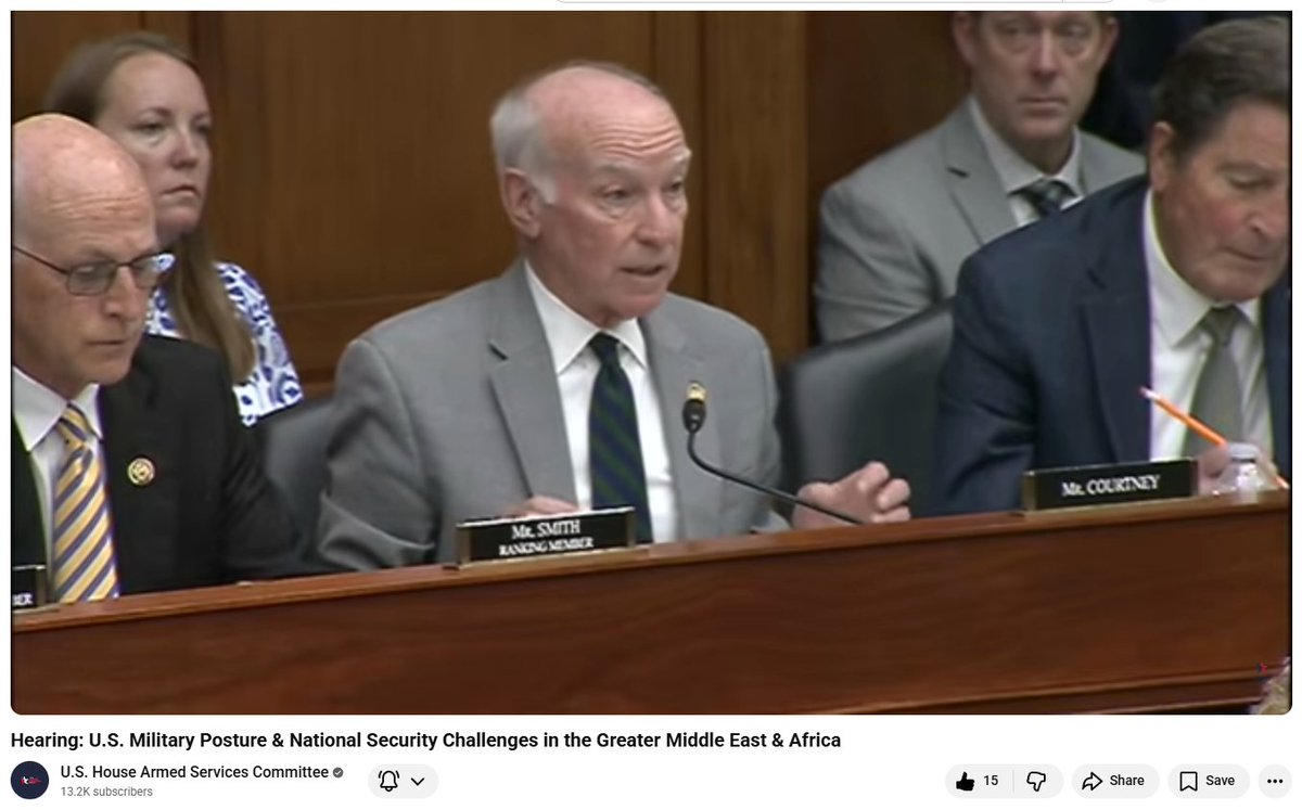supbrow's tweet photo. HASC  @CENTCOM FY27 Posture Hearing

@RepJoeCourtney mentions the @USNINews Fleet Tracker and places the latest version into the record for the hearing:
https://t.co/gSkOgQJnAj

BZ @USNINews Team: @samlagrone @HMongilio @MalShelbourne 

https://t.co/qI6iVQqctg

@mercoglianos @cdrsalamander