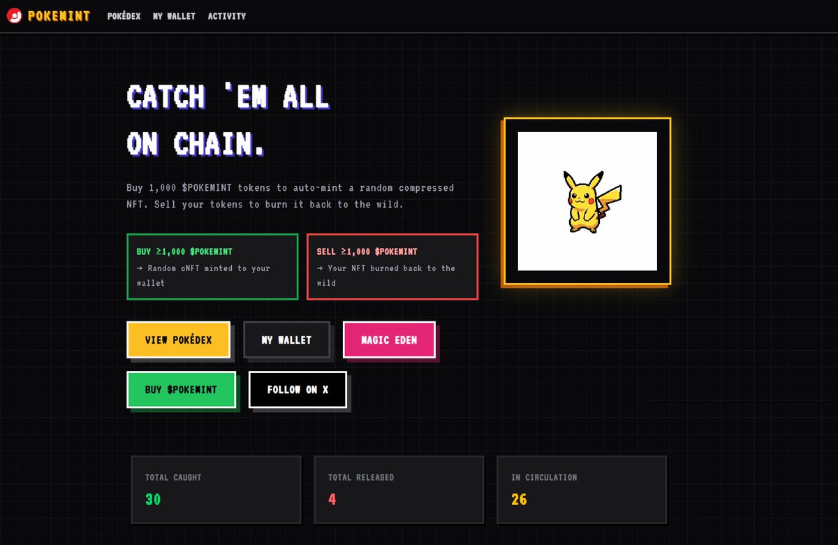 Pokemint On Solana tweet media