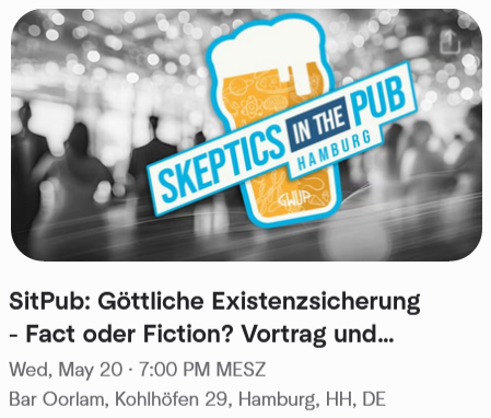 SitPHH's tweet photo. Morgen Abend ist es so weit: Katholischer Philosoph @vernunftrausch trifft auf Hamburger Heiden. https://t.co/Ku356ox9IV