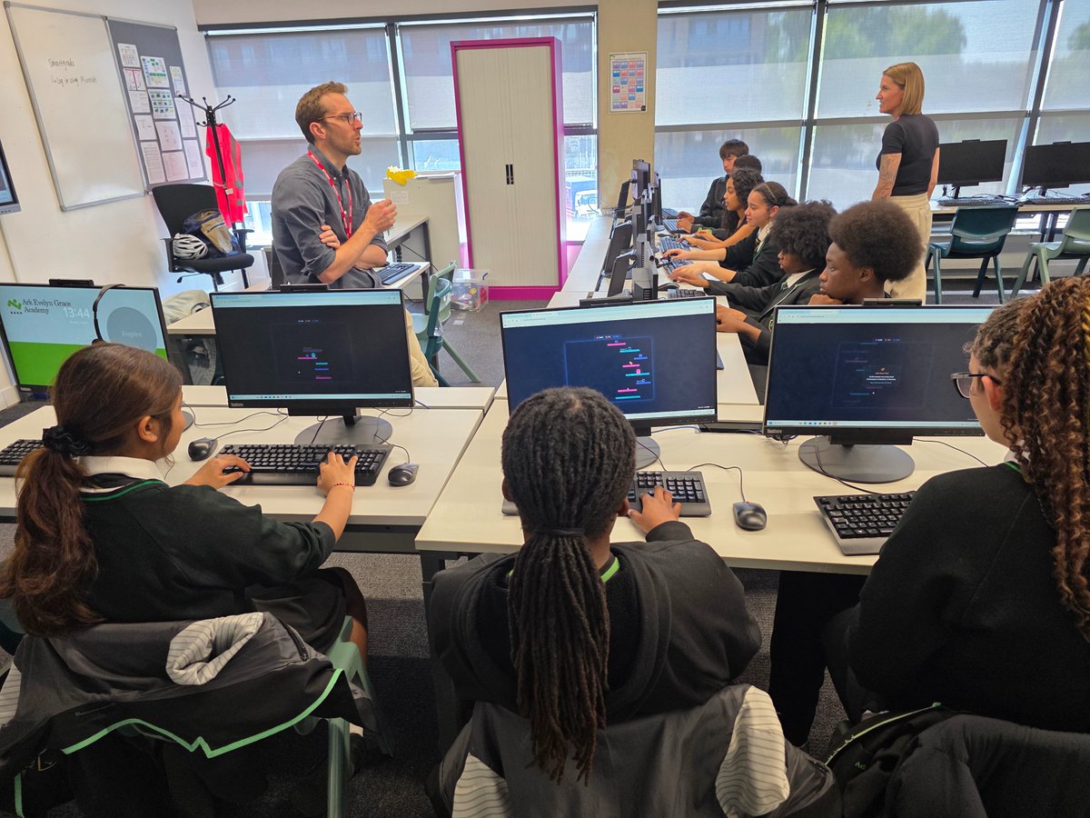 ArkEvelynGrace's tweet photo. 15 of our students took on the Day One Trust Hackathon, going head‑to‑head with AI, web design and innovative tech solutions 🚀
They showed creativity, collaboration and confidence throughout. 👏
#DayOneTrust #Hackathon #DigitalInnovation #FutureTech #StudentSuccess #ProudToBeEGA https://t.co/nNNx0CeOZQ