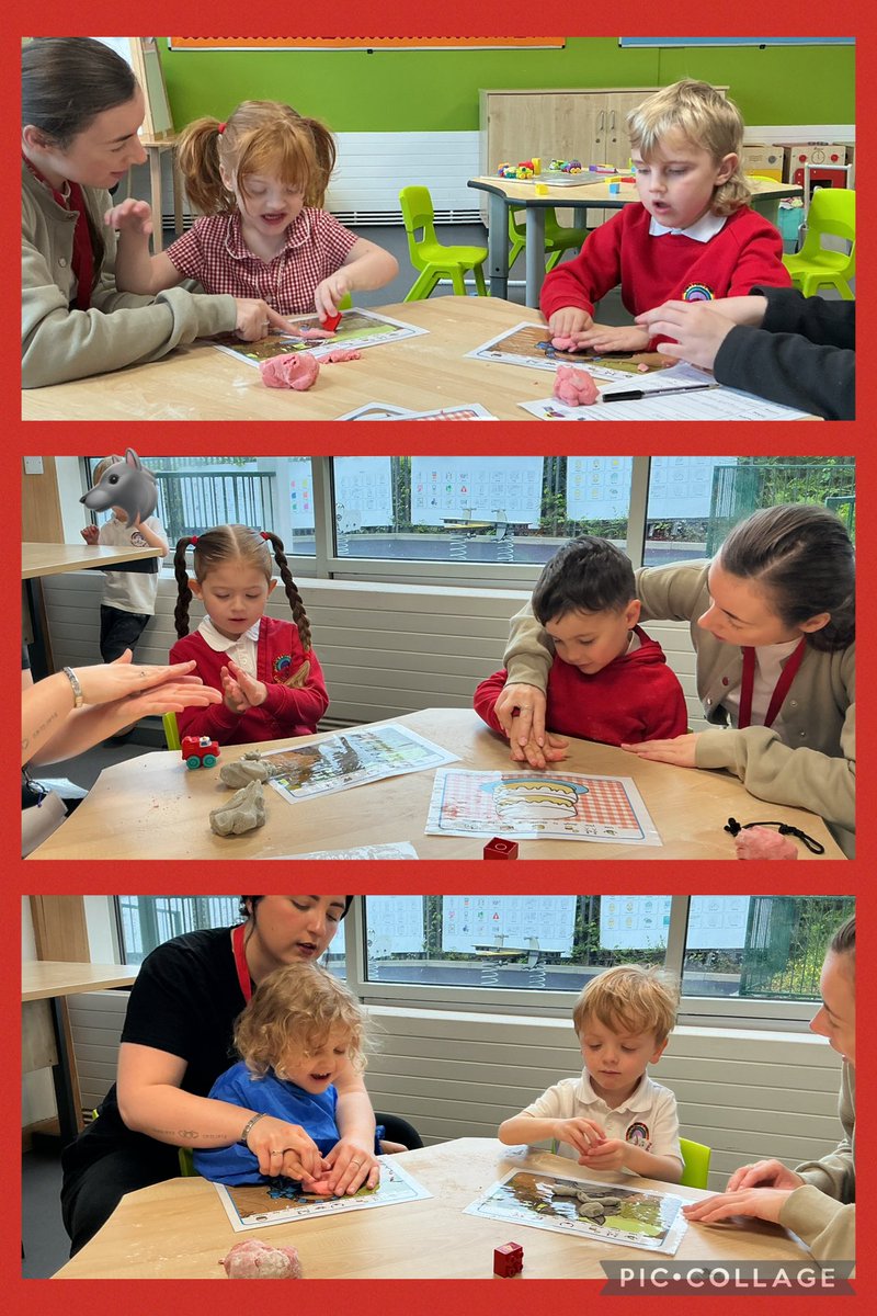 YsgolHenFelin's tweet photo. #YHFCLASS3 followed instructions and worked together with friends using the Red Riding Hood play‑dough mats. We also decorated planets with a range of colourful, creative resources. #YHFMOVEweek #TEYC https://t.co/D6MnNbSwAD