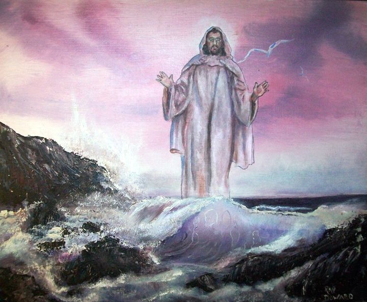 HAexpressions's tweet photo. Art of the Day! "Christ Walking on the Water". Buy at: https://t.co/o1KABUEdqP https://t.co/etFO73e6wO