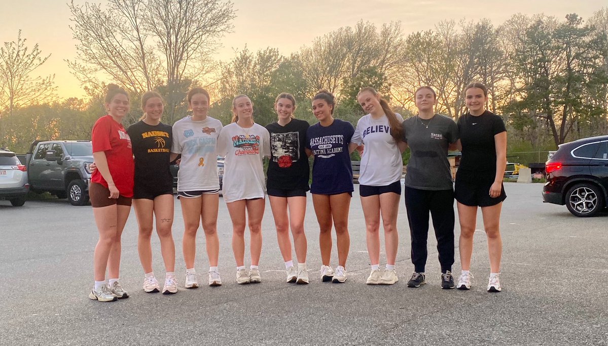 SwishCapeCod's tweet photo. Only two more weeks of “training” in the gym remain before End-of-Spring fitness testing in Week 12. Several of the most committed athletes are displaying significant progress — most notably Alice Regan (Class of 2031; @Dolphinathletic). The 7th Grader hasn’t missed a session and continues to climb the ladder with her movements each and every week yielding improved strength, power, and conditioning levels. She also scored a pair of baskets in last weekend’s tournament game against an 11th Grade Worcester Hive team. The athletes have earned the opportunity to lift heavier these final few weeks as they’ve acclimated their bodies and spent time developing proper form and mechanics. Excited to see which athletes truly seize the opportunity and embrace this critical element of our overall development program. 💙🧡💪