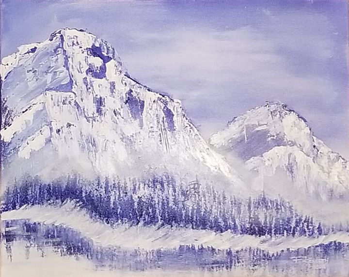 FKennethTaylor's tweet photo. Art of the Day! "Ice Mountain". Buy at: https://t.co/328pKkPjWx https://t.co/CwrqJy7CwL
