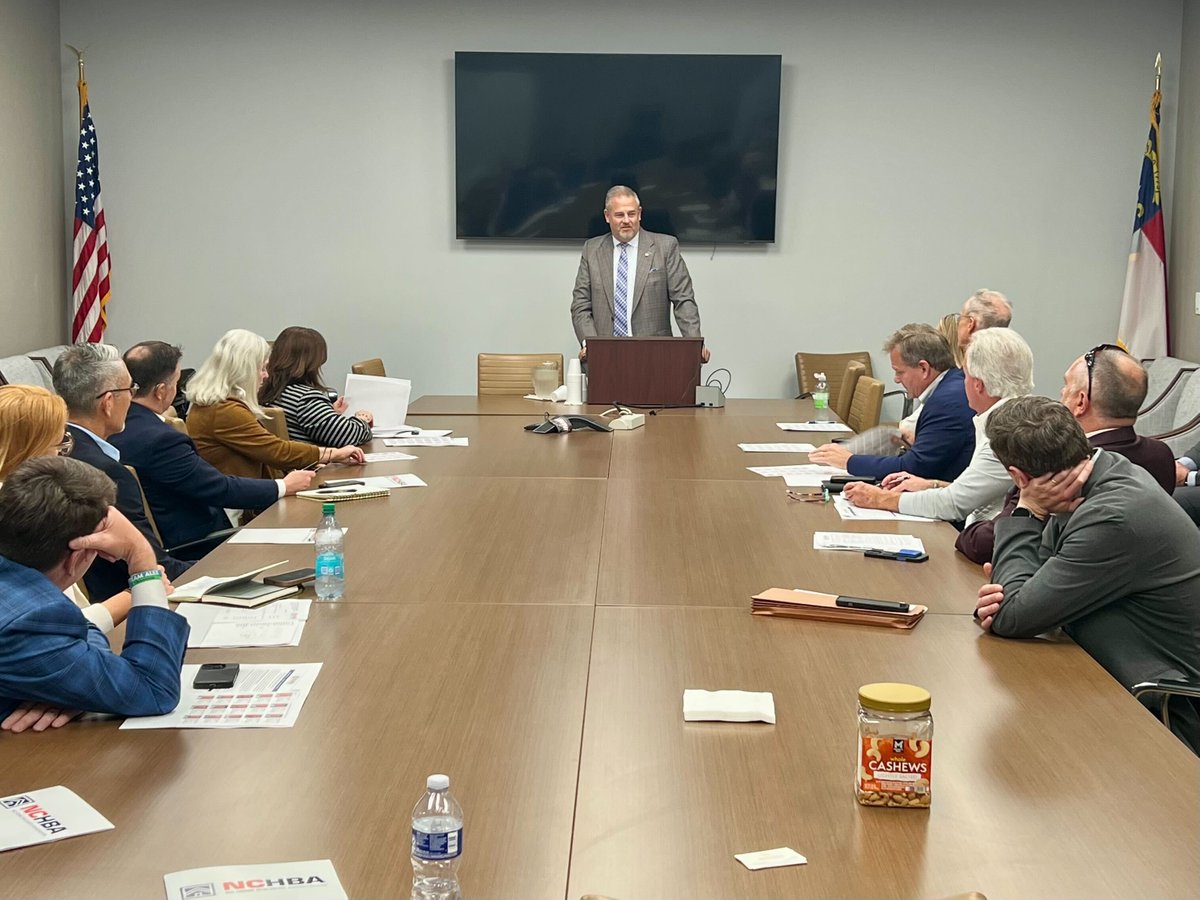 REBIC's tweet photo. These included Rep. Jeff Zenger and Rep. Mathew Winslow. REBIC also received visits from Senator Todd Johnson, NC State Auditor, Dave Boliek, and NC Commissioner of Labor, Luke Farley. https://t.co/2HrfymFl1Y